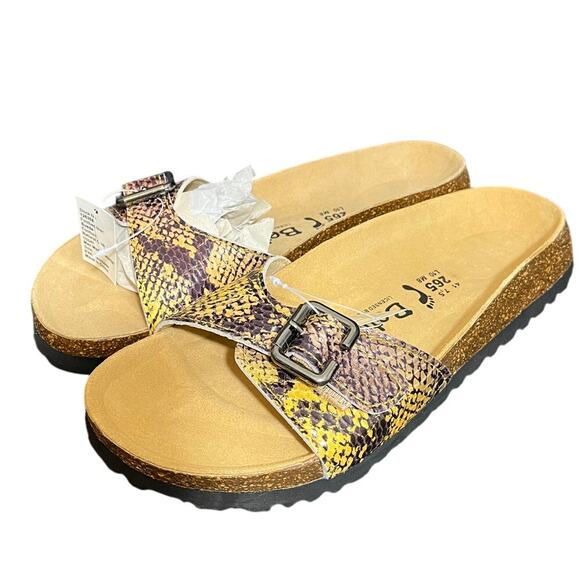 Birkenstock Shoes - NEW Birkenstock Betula Snake Print Slide Sandals Womens Shoes SIze 10